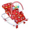 Rocko Swing Rocker 3 In 1 | Foldable Design | Removable Toy Bar | Cushioned Seat | Foldable Legs, 4 To 15 Months Rb33 (Red)