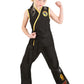 Fun Costumes Girl's Cobra Kai Costume - Medium - Black