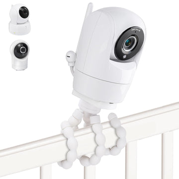 Adjustable Baby Monitor Mount For Vtech Vm901/Vm924/Vm928/Vm923/Rm7764/Rm5764/Rm5754 Baby Monitor, Flexible Tripod Holder For Cr