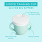 Munchkin Cest Silicone! Training Sippy Cup With Lid For Babies And Toddlers, 6 Oz, Mint