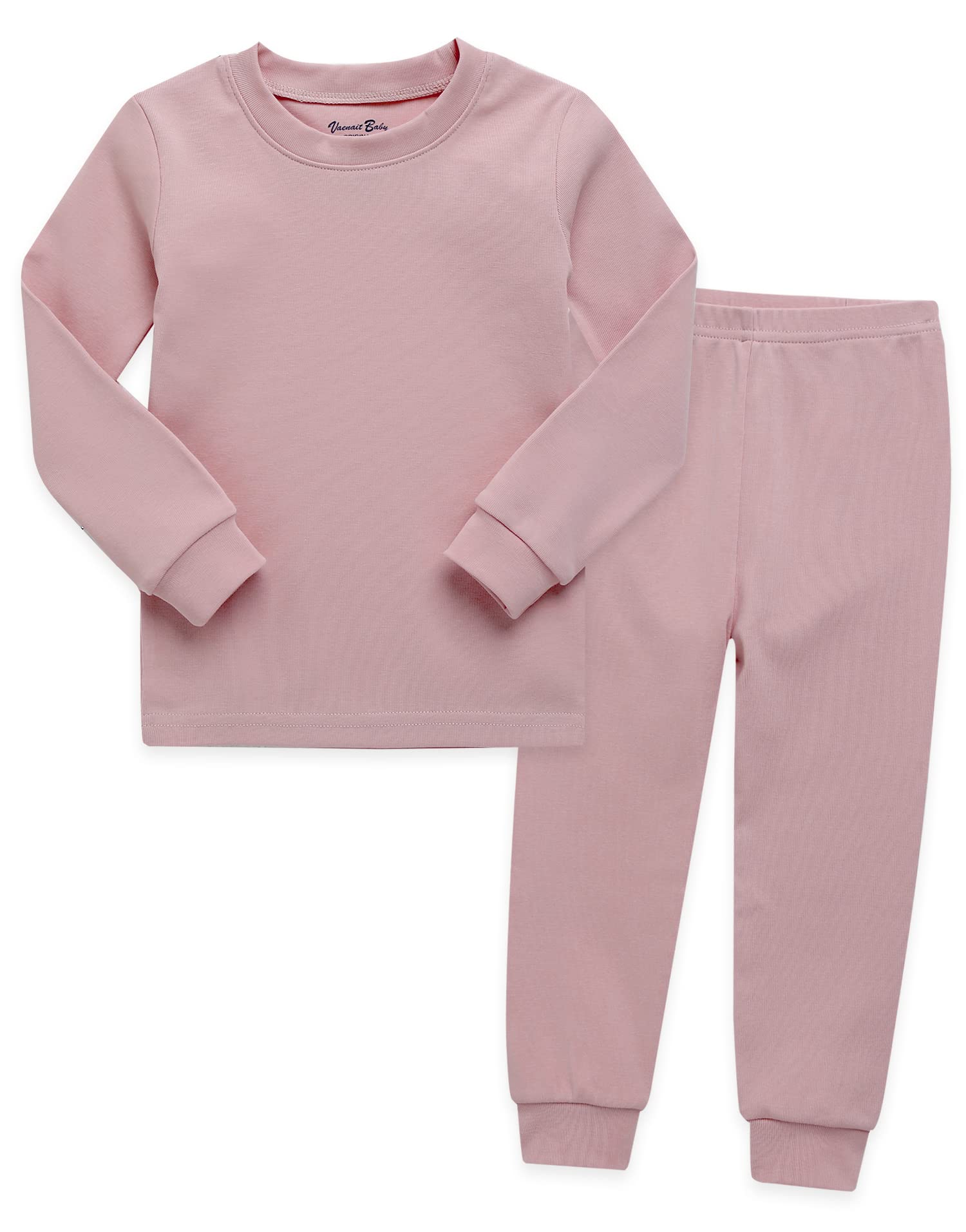 Vaenait Baby Infant Toddler Kids Cotton Sleepwear Pajama Pjs 2Pcs Set Basic Sand WBBAPB09V125RGF