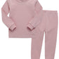 Vaenait Baby Infant Toddler Kids Cotton Sleepwear Pajama Pjs 2Pcs Set Basic Sandpink 2Xl