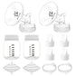 24Mm Pump Parts Compatible With Spectra S1/S2/9 Plus,Spectra Replacement Pump Parts,Full Set Replace Include 24Mm Flange, Duckbi