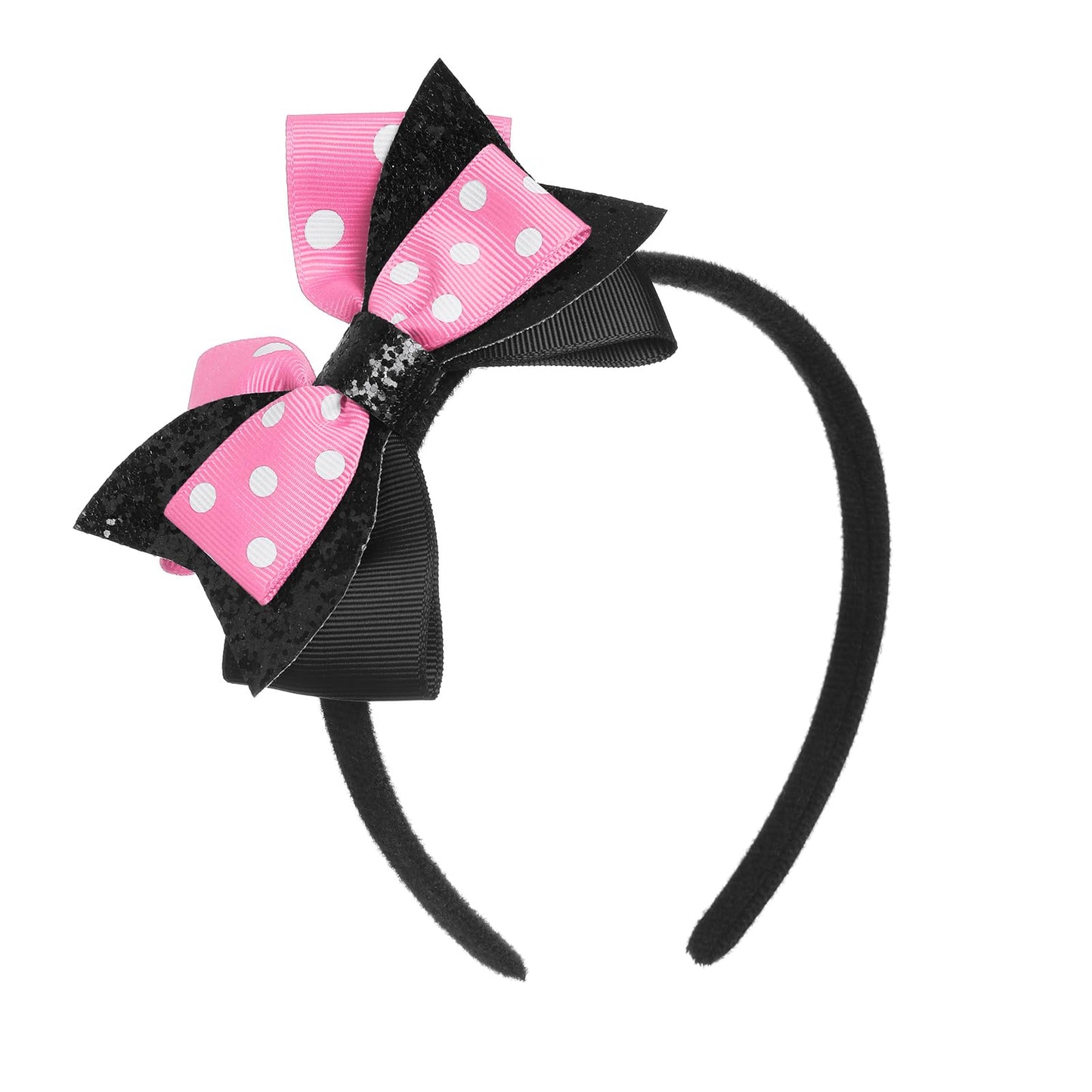 Ibtom Castle Toddler Little Girl Tutu Skirt Bows Ear Headband Polka Dot First Birthday Halloween Costume Princess Outfits X# Pin