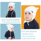 Xiaohawang Warm Baby Hat Cute Bear Toddler Earflap Beanie For Fall Winter (0-6 Months, A-Pink)