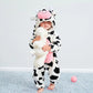 Qiaoniuniu Halloween Baby Cow Costumes Toddler Outfit Infants Cosplay Romper 6-12 Months
