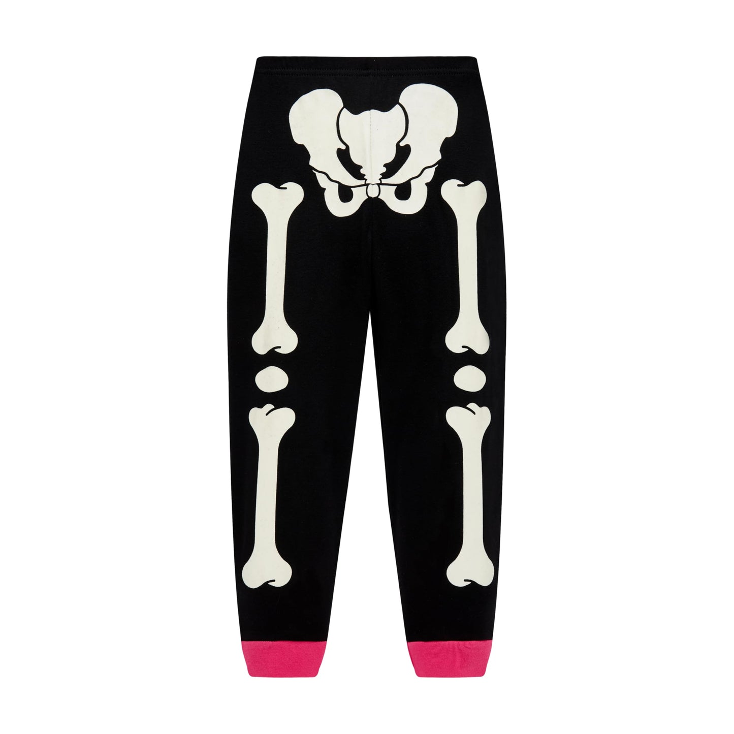 Popshion Halloween Pajamas Set For Toddler Girls Long Sleeve Funny 2 Piece Clothes Kids Skeleton Glow In The Dark Pjs Sleepwear