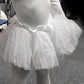Dancina Leotard Sparkle Tutu Dress Long Sleeve Lovely Girls Princess 2T White