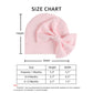 Newborn Baby Girl Hat Cotton Baby Bow Beanie Preemie Hats Spring Infant Hats For Girls 0-12 Months (White+Pink, 6-12 Months)