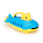 Green Toys Submarine in Yellow & blue - BPA Free, Phthalate Free, Bath Toy with Spinning Rear Propeller. Safe Toys for Toddlers,