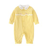 Infant One Piece Jumpsuit 100% Organic Cotton Romper For 0-3 Month Newborn Baby Spring Autumn Summer Outerwear Embroidery