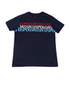 U.S. Polo Assn. Kids Regular Fit Cotton Logo Short Sleeves Crew Neck TShirts (Uktshon0367_Blue_12M)