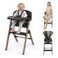 Babilous High Chair, Foldable High Chairs for Babies and Toddlers Ultra Safe for Infant or Adults Up to 150 Lbs, Easy Clean, Rem