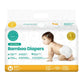 Little Toes Patented Natural Disposable Viscose Diapers | Day and Overnight Diapers | Sustainable | Size 2-3 Medium | 36 Pack