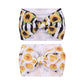 Yanjie Baby Large Bows Headwrap Stretch Print Textured Fabric Top Knot Turban Headband Hair Accessories 2Pcspack (7Sunflower)