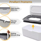 2Pcs Baby Wipes Dispenser, Diaper Wipe Holder With Lid, Refillable Wipes Case Container With Sealing Design, Flushable Wipes Pou