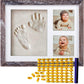Co Little Baby Handprint & Footprint Kit (Date & Name Stamp) Clay Hand Print Picture Frame for Newborn - Best New Mom Gift - Foo