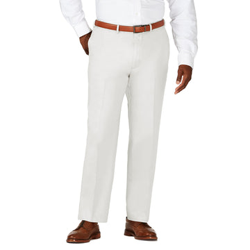 Haggar Mens Work To Weekend No Iron Flat Front Pant Reg And Big  Tall Sizes