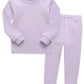 Vaenait Baby Infant Toddler Kids Cotton Sleepwear Pajama Pjs 2Pcs Set Basic Lilac Js
