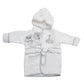 Spasilk Hooded Terry Bathrobe With Booties, Baby Shower Set, One Size, Grey Lion