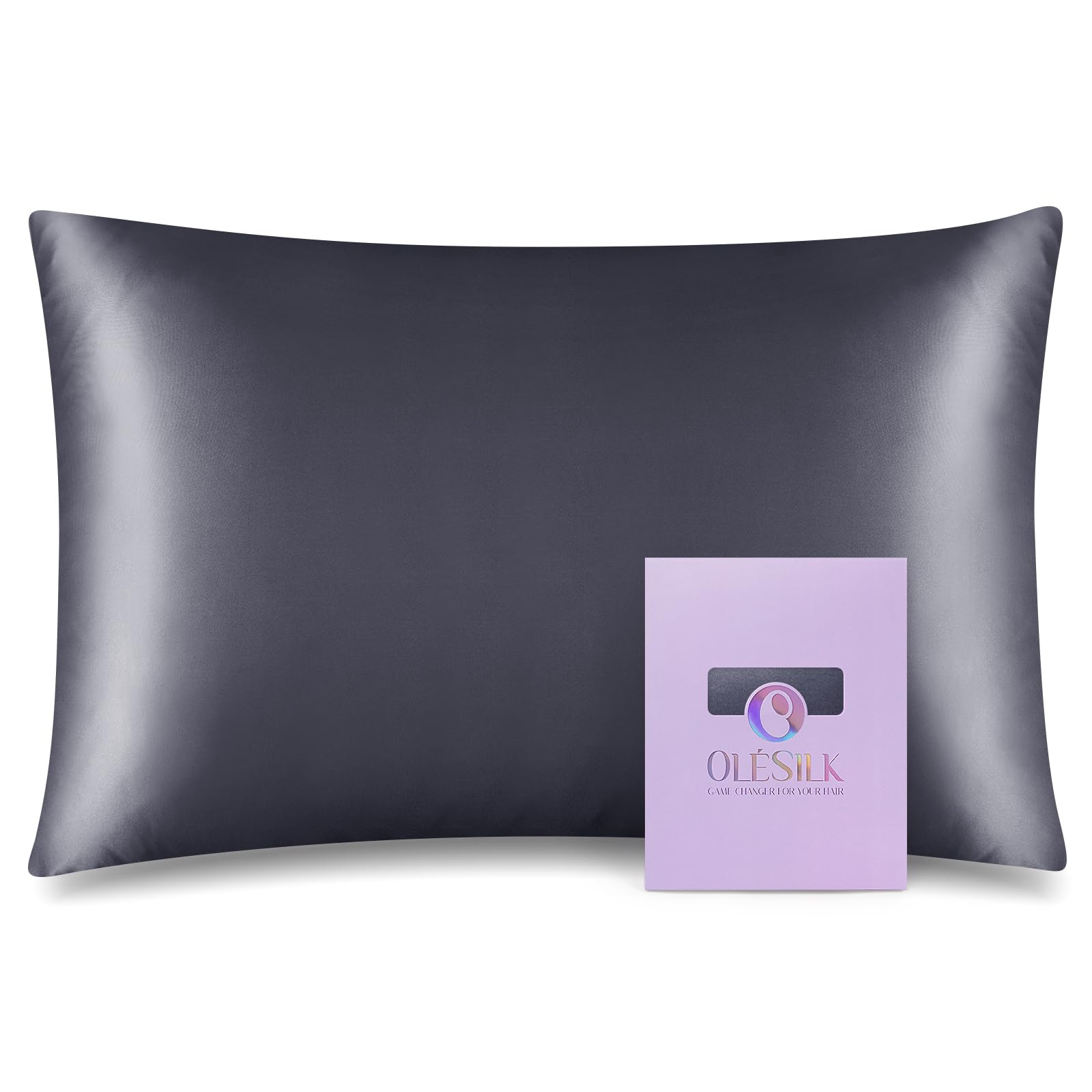 Olesilk 100% Mulberry Silk Toddler Pillowcase For Hair And Skin, Both Sides 19 Momme Pure Natural Silk Travel Pillow Cases With