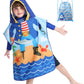 Athaelay Children Hooded Beach Towel Toddler Boys Bath/Pool/Swim Poncho Cover-ups Swimwear, Pirate Theme