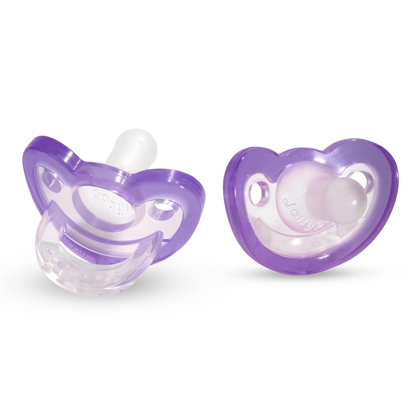 Razbaby Jollypop Baby Pacifier For Newborns 3M+ - Soft Bpa Free Medical Grade Silicone Made In The Usa With A Durable One Piece