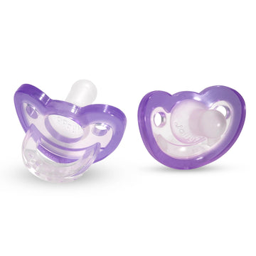 Razbaby Jollypop Baby Pacifier For Newborns 3M+ - Soft Bpa Free Medical Grade Silicone Made In The Usa With A Durable One Piece