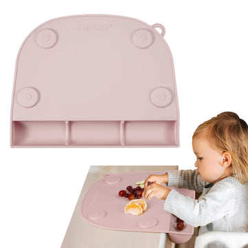Pandaear Suction Silicone Placemat For Toddlers Kids| Food Grade Toddler Place Mat For Dining Table & Restaurants Baby Eating| B