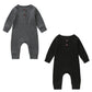 Iddolaka 2 Pack Newborn Baby Boy Girl Long Sleeve Romper Jumpsuit Bodysuit One Piece Coverall Fall Winter Clothes(G-Long Sleeve