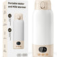 Lxlu Portable Bottle Warmer for Travel, Milk Warmer for Breast Milk Formula & Water with Fast Heating & Smart Temperature Contro