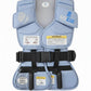 Gokiz 801 Child Restraint Vest - Lightweight Portable Car Seat Belt Positioner, Travel Safety Harness (Ages 3-6, Light Blue)
