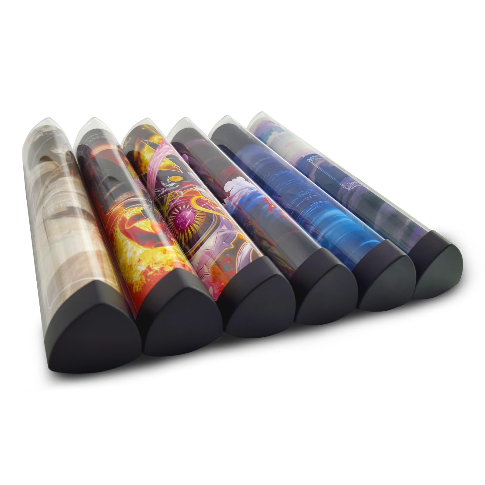 Sabermaster 6 Pcs Playmat Tube Prism-Shaped Playmat Tube For Mtg Playm – Cutebab WBCBBB0D4VD4B1L