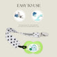 Dodo Babies Teething Toy & Pacifier Clip Set - Silicone Teether Four Pack Plus Two Universal Holder Paci Leashes And Binky Case