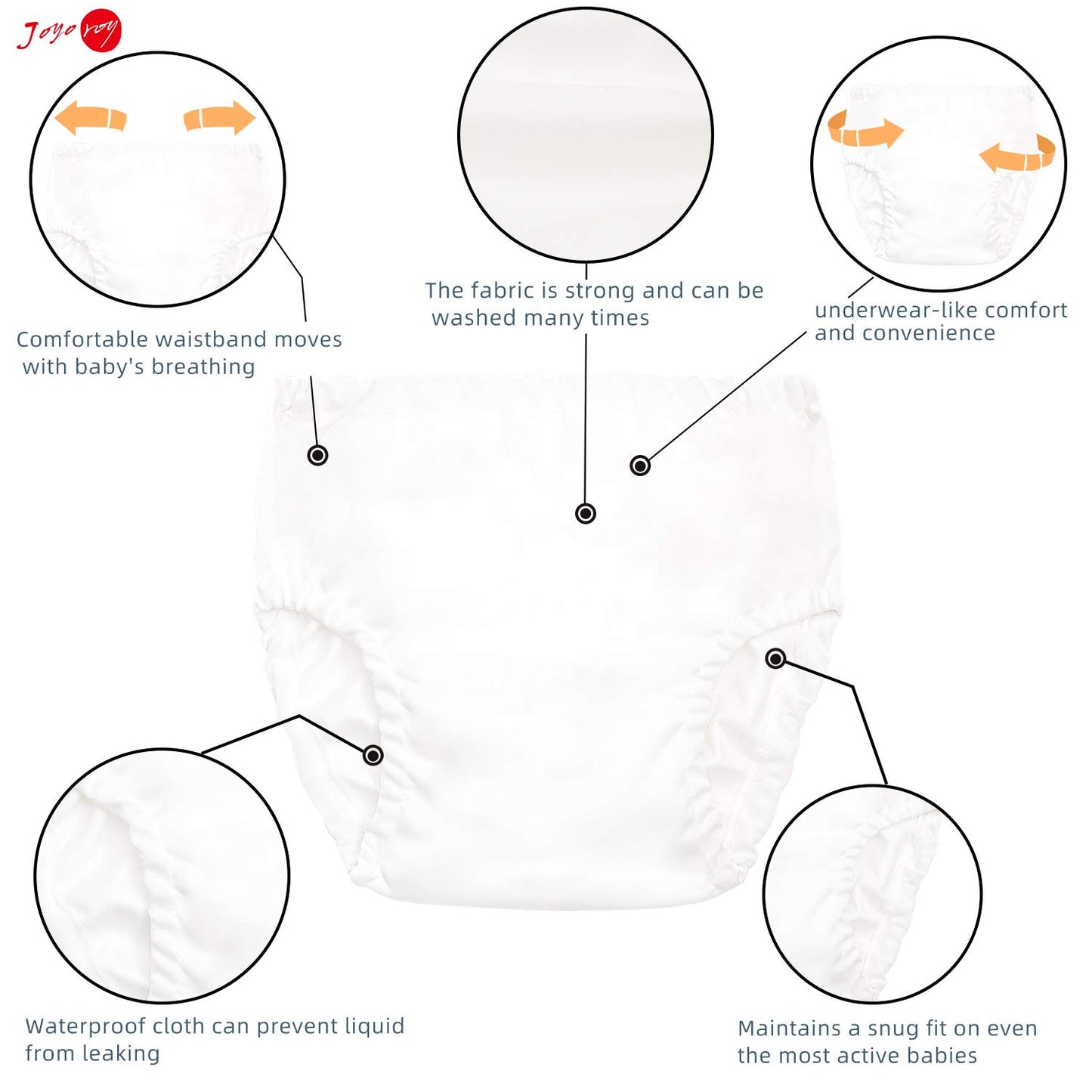 Joyo Roy Diaper Covers For Girls Plastic Underwear Covers For Potty Training Swim Diaper Covers For Toddlers Rubber Training Pan