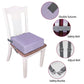 Toddler Booster Seat For Dining Table, Pu Washable Double Safe Straps Non-Slip Bottom Booster Seat Cushion, Strong Support Porta