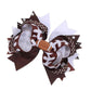 BBTDIN Football Hair Clip - Baby Girl Football Bows Hair Band Bow (E1-Hair Clips, 4.5 Inch, Fits 1-6 Years Old Infant Babies or 