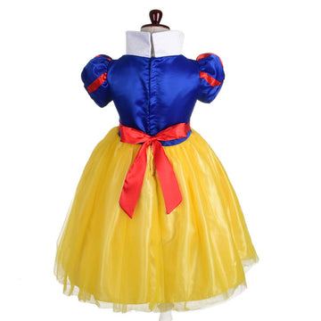 Dressy Daisy Toddler Little Girls' Princess Costume Fancy Dresses Up Halloween Party With Red Ribbon Size 5T