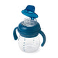 Oxo Tot Transitions Soft Spout Sippy Cup With Removable Handles, Navy, 6 Ounce (2 Pack)