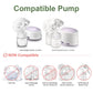 Maymom Breast Pump Parts Compatible With Philips Avent Comfort Breastpump Scf332/334, One-Side; Incl. Flange, Valve, Tube, Massa