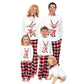 Family Matching Christmas Pajamas Set Cotton Xmas Deer Holiday Pajamas Sleepwear Dad Mom Kids Pjs (Men, Large, B)