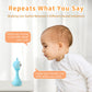 alilo Yoyo Talking Bunny Baby Singing Musical Rattle, Mimicking Toys Repeats What You Say, Preloaded 90+ Quality Audio Content,