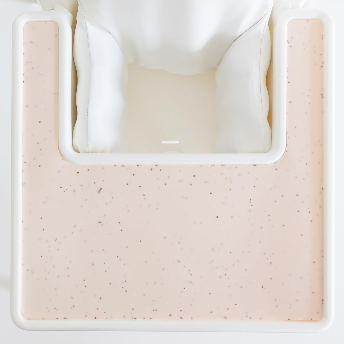 Yeah Baby Goods Placemats Compatible W/Antilop High Chair (Blush Speckle) - Slip-Resistant & Food-Grade Silicone High Chair Mat