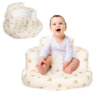 Momsnug Inflatable Baby Seat For Babies 3 Months And Up, Inflatable Baby Chair, Baby Floor Seats For Sitting Up, Baby Seats For