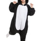 CANASOUR Peguin Onesie Kids Halloween Cosplay Costume Girls One Piece Pjs Anime Unisex Hoodie Pajamas Black For 8-10 Years Boys
