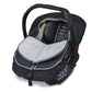 Britax B-Warm Insulated Infant Car Seat Cover, Machine Washable, Polar Mist