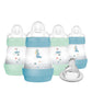 Mam Easy Start Anti-Colic Baby Bottle, Slow Flow, Breastfeeding-Like Silicone Nipple Bottle, Reduces Colic, Gas, & Reflux, Easy-