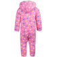 Cocomelon Infant Baby Boys Or Girls Fleece Coverall Pink 24 Months