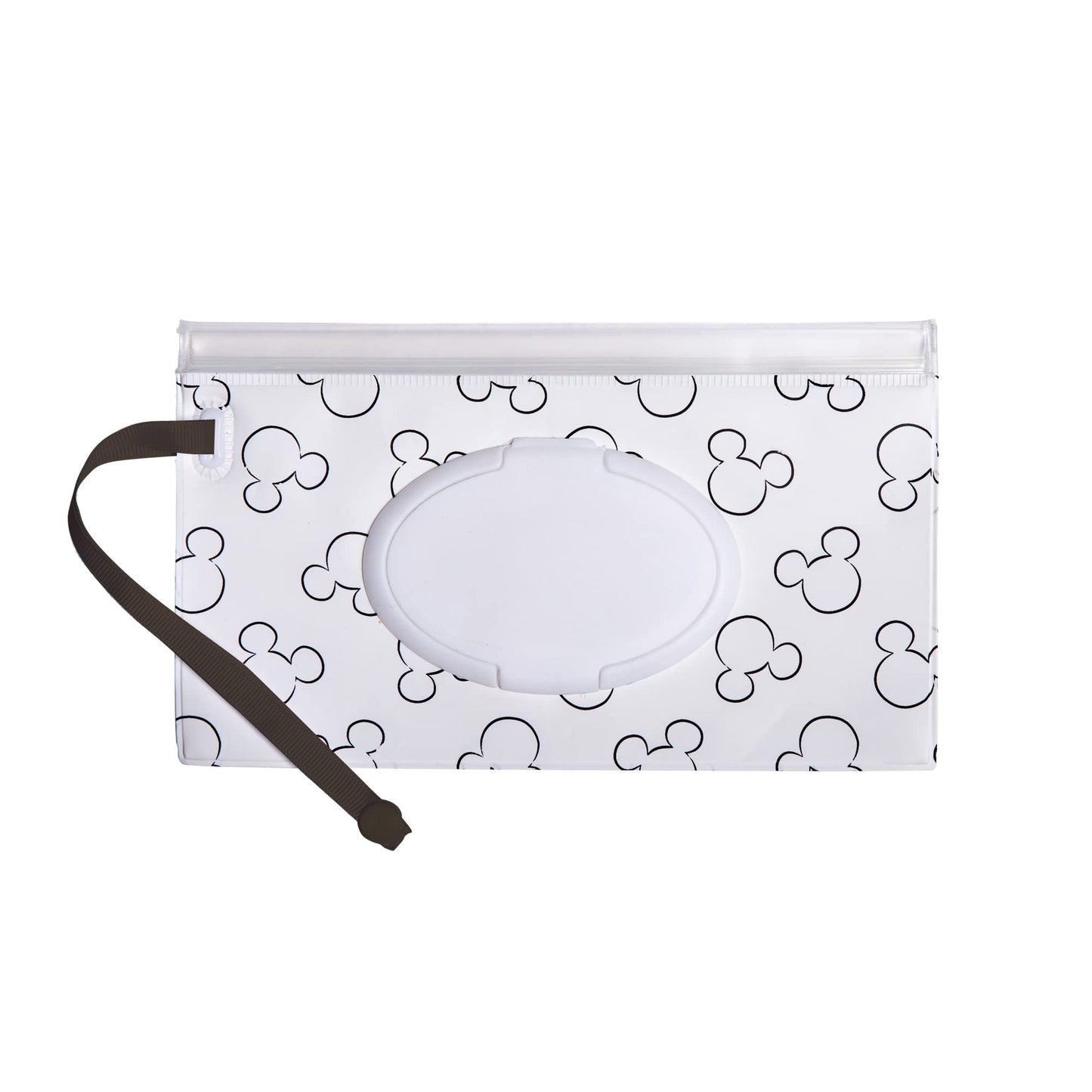 Disney Baby By J.L. Childress Reusable Wet Wipes Case, 2-Pack - Refillable Wipes Holder - Disney World Travel Essential - Includ