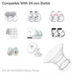 Bwcece Breast Pump Flange 21Mm Compatible With S9/S9 Pro/S12/S12 Prowearable Breast Pump Accessories.Wearable Breast Pump Shield